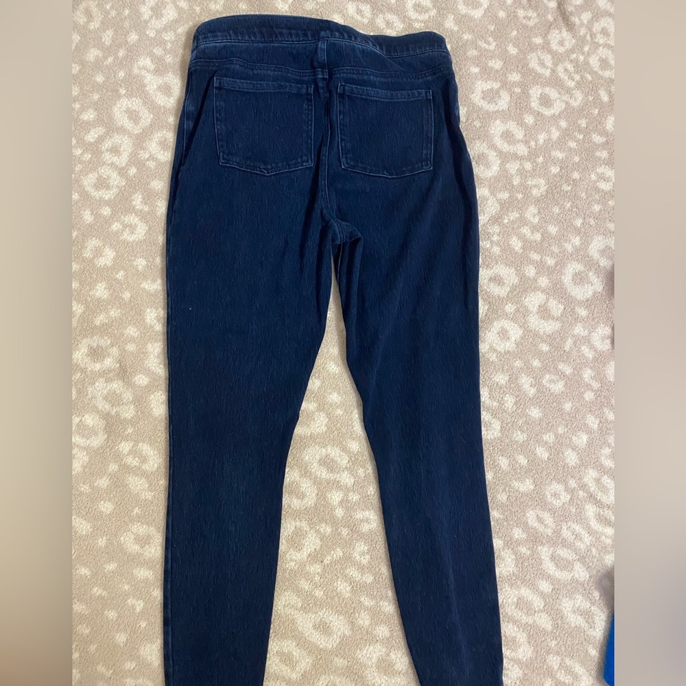 Spanx ankle length skinny jeans